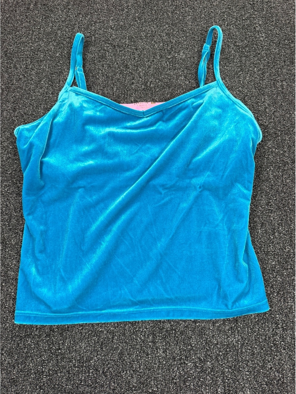 Lilly Pulitzer athleticBlue Velvet Spaghetti Strap Tank Top